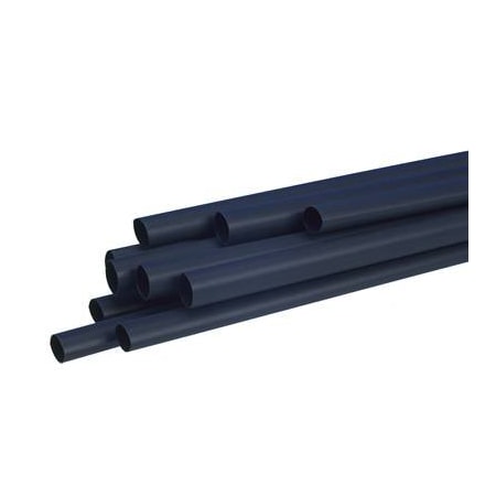 3M Heat Shrink Tubing, 3:1 I.D. Shrink Ratio, 1.5 in I.D. Before Shrinking, Black, 100 ft SFTW-203