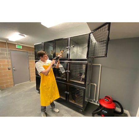 K9 Kennel Store Quick N Clean Galvanized Cage Bank 6 or 12 units QCCBGV6O12U