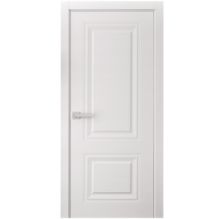 Sartodoors Interior Door 36 x 96 inches, BASIC 9772 White, Single Regular Panel Frame Handle, Bathroom Bedro BASIC9772ID-SKIN-3696