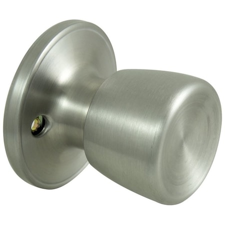 Prosource Dummy Knob, Tulip Design, 1-3/8 to 1-3/4 in Thick Door, Stainless Steel, 65.7 mm Rose/Base TS640V-PS