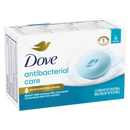 Dove Antibacterial Care Beauty Bar Soap, 15 Ounce, 8PK 64346564