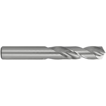 Cleveland Screw Machine Drill Bit, #44 Size, 135  Degrees Point Angle, High Speed Steel, Bright Finish C70348