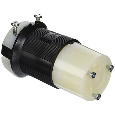 Hubbell Wiring Twist-Lock 20A 250V 2-Pole 3-Wire L6-20R Female Connector, Screw Terminal HBL2323