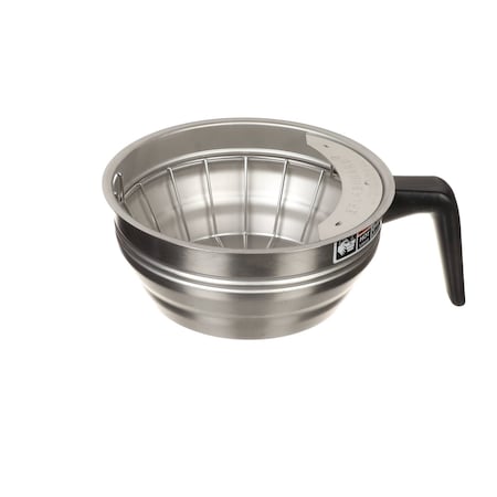 Bunn Brew Funnel Assembly, Stainless Steel with Black Handle 20216.7000