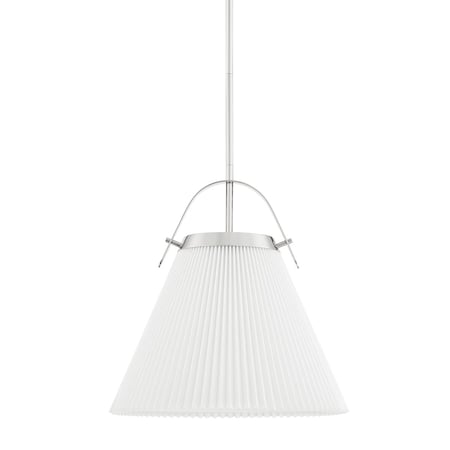 Hudson Valley Lighting Aldridge 1 Light Pendant 16 In. Polished Nickel 9616-PN