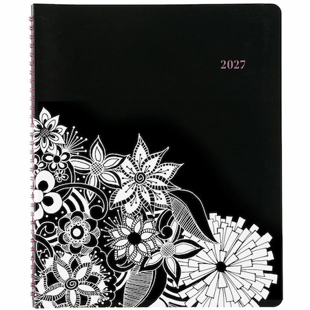 At-A-Glance Floradoodle Weekly/Monthly Professional Planner, Floral Artwork, 11 x 8.5, 12-Month (Jan-Dec): 2025 589905