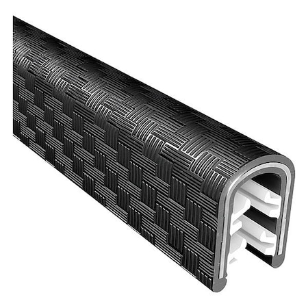 Trim Lok Inc Edge Trim Plus, Black, 100 ft L ETPB8x3/16-100