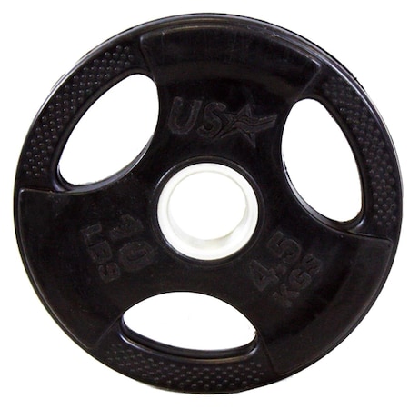 Troy Barbell 10 lbs USA Rubber Grip Plate GP-010R