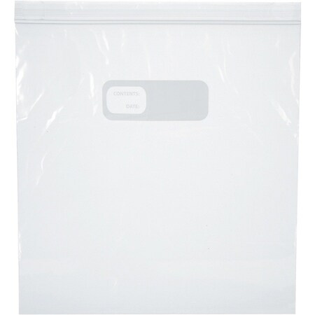 Boardwalk Reclosable Food Storage Bags, 1gal, 2.7 mil, 10.5" x 11", Clear, PK250 BWK1GALFZRBAG