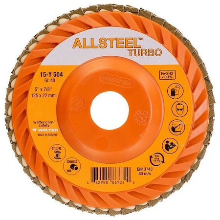 Walter Sanding Discs, 5" dia., PK25 15X508