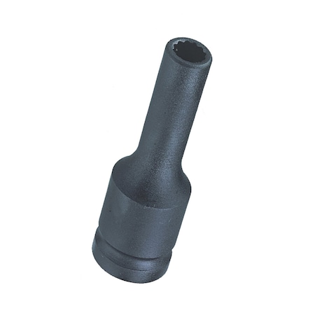 Genius Tools 1/2in Dr. 38mm (12 Point) Thin Wall Deep Impact Socket 448538