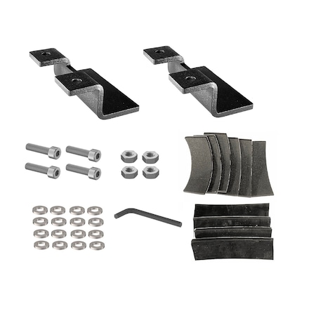 Exposed Rack For Use With  Roof Racks Sits 075 to 15 Above Rail Brackets Set of 2 8-00-9950