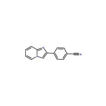 Ak Scientific 4-Imidazo[1, 2-a]pyridin-2-yl-benzonitrile (100mg), CAS 55843-91-9 2744AL-100mg