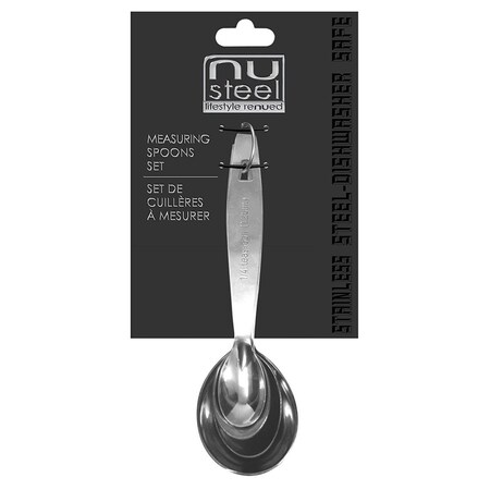 Nu Steel Stainless Steel Measuring Spoon, 4PK TG-MSP-4