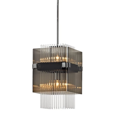 Troy Lighting Apollo 2 Light Pendant 10.5 In. Bronze F5904-BRZ/PC
