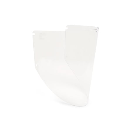 Jackson Safety Face Shield Visor, Clear Visor, 9 in Height, Uncoated Lens 14214