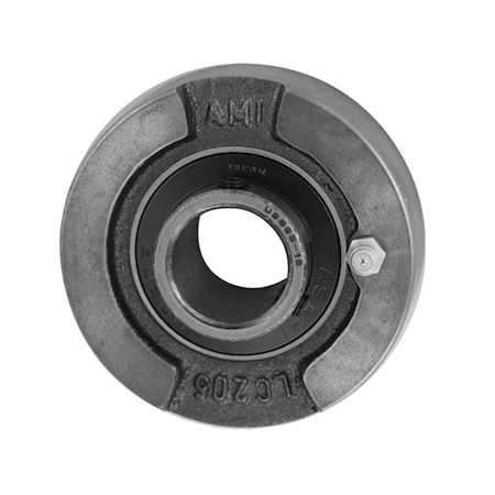 Ami Bearings SINGLE ROW BALL BEARING - 25MM WIDE SET SCREW ROUND CARTRIDGE UCLC205