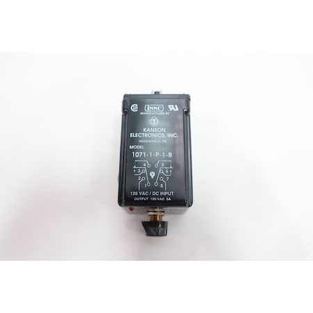 Issc TIME DELAY RELAY 120V-AC 1071-1-P-1-B