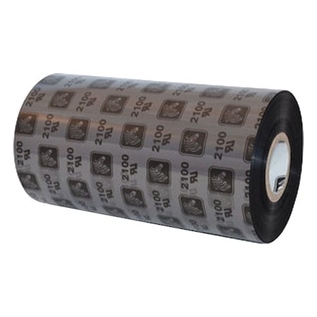 Zebra THERMAL TRANSFER RIBBON, Wax, Black 02100BK13190