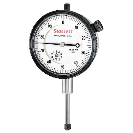 Ls Starrett DIAL INDICATOR- 0 -1.000in- .001in GRAD 25-441P