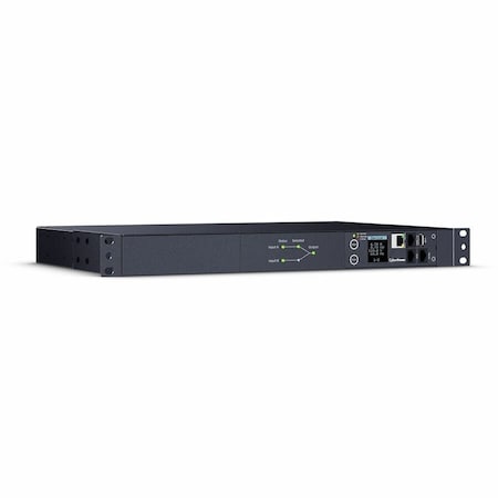 Cyberpower PDU, Switched, Rack Mounted, 5-15R, 5-15P, 10 ft., Black PDU44001
