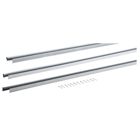 M-D Building Products 0 Jamb Weatherstrip Kit, 58 in W, 316 in Thick, 84 in L, AluminumVinyl 1040