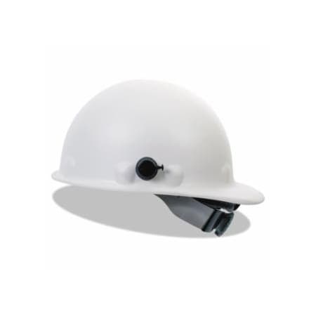 Honeywell Fibre-Metal Roughneck P2 Hard Cap, 8-point Ratchet, SwingStrap, with Quick-Lok, P2A, White 280-P2AQSW01A000