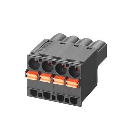 Siemens 4-pole Spring-loaded terminal block for power supply 24 V DC for 6GK5980-1DB10-0AA5