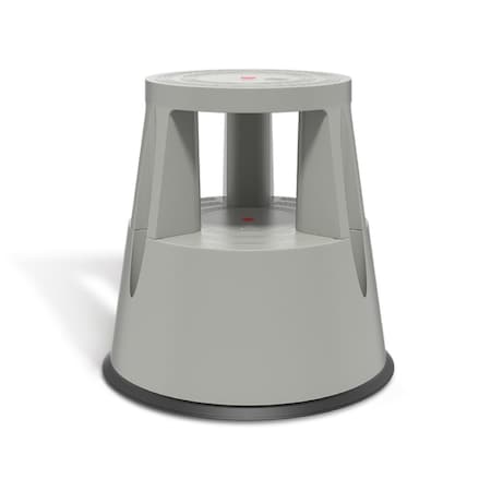 4Dock Plastic Rolling Step Stool, 330 lbs Load Capacity, 16.5 in Overall Height, Plastic, Red RST001