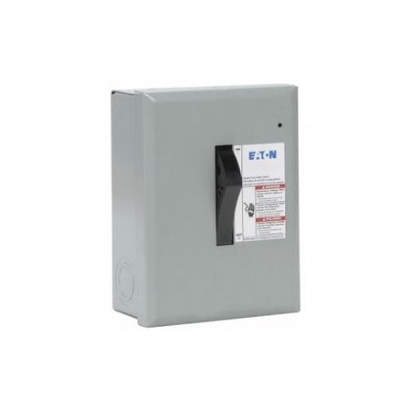 Eaton General Duty Fusible Safety Switch (30A, 2P, 240V, NEMA 1) DP221NGB