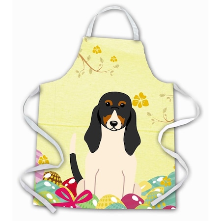 Carolines Treasures Easter Eggs Swiss Hound Apron BB6044APRON