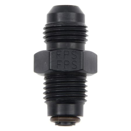 Fragola 491962-BL -6 AN x 14 mm x 1.5 in. Fuel Injection Male Adapter Fitting - Black FRG491962-BL