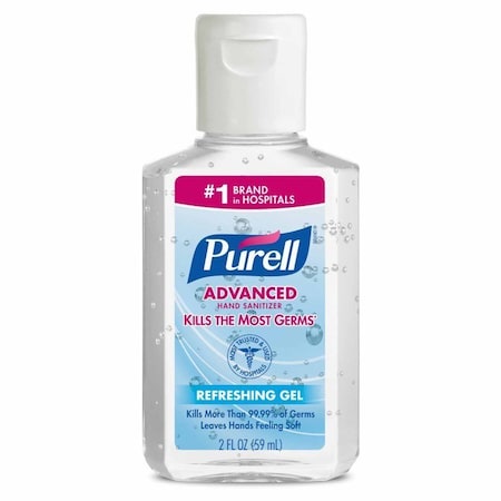 Purell Hand Sanitizer Advanced 2 oz Ethyl Alcohol Gel Bottle, 9605-24, 24PK 451352_CS