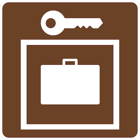 Lyle Locker, 30x30, Non-Reflective, Brown G-15613-NA_30x30