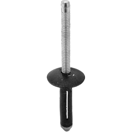 Auveco Split-Type Rivet 1/4in Diameter 3/16in-3/8in Grip Aluminum, 25PK 19263