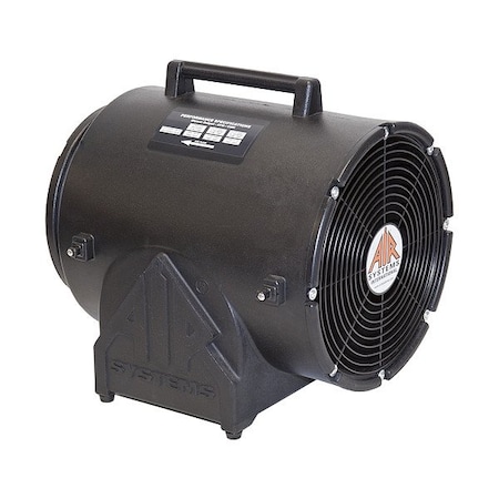 Air Systems Intl Confined Space Fan, Axial Fan, 3,450 RPM CVF-12EXP