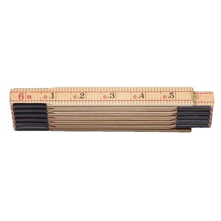 Hultafors Engineering Folding Ruler, 1/10th, 1/100th, 1/16 in ...