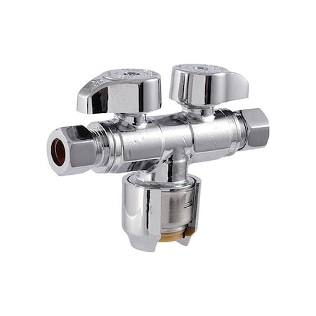 Sharkbite Push-to-Connect, Oval, Brass, 125 psi URDS123838