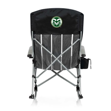 NCAA Colorado State Rams Outdoor Rocking Camp Chair - XL Heavy Duty Camping Chair