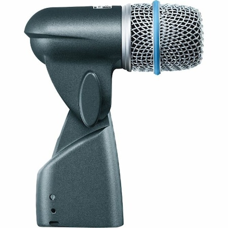 Shure DYNAMIC MICROPHONE FOR SNARE DRUM, TOMS, PERCUSSION, SUPERCARDIOID, COMPACT HOUS BETA 56A