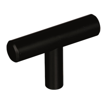 Amerock Bar Pulls 1-15/16 in 49 mm Length Black Bronze Cabinet Knob, 10PK 10BX19009BBR