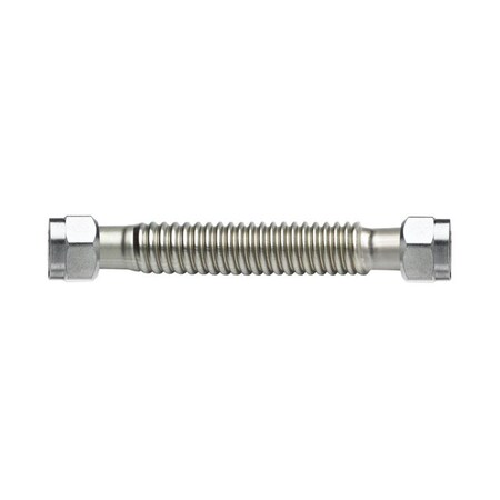 Pinpoint 0.75 FIP x 0.75 in. Dia. FIP Corrugated Stainless Steel 15 in. Connector PI1677865