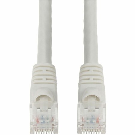 Add-On 60FT WHITE CAT 6A PVC ETHERNET CABLE SNAGLESS BUBBLE BOOT RJ-45 M/M ADD-60FCAT6A-WE