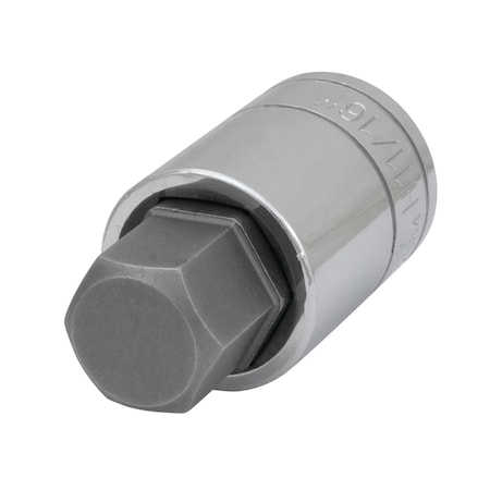 Performance Tool 1/2 In Dr. Hex Bit Socket 11/16 In, W32884 W32884