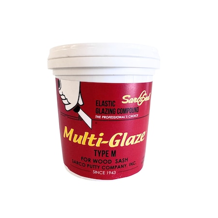 Sarco Putty Multi-Glaze Type M Window Glazing Putty, Pint SPMP