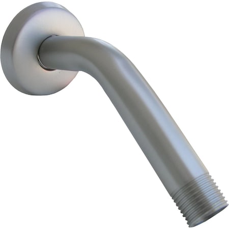 Westlake Pipe & Fittings 6'' Satin Nickel Shower Arm & Flange 8/1/5517