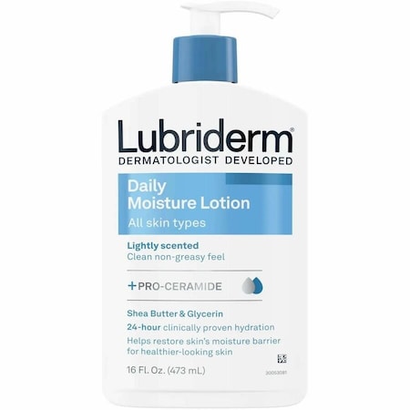 Lubriderm Daily Moisture Lotion, White JOJ48305