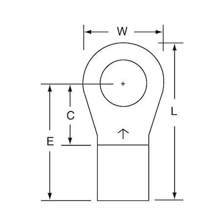 3M Non-Insulated Brazed Seam Ring, 1000PK 16-38-W