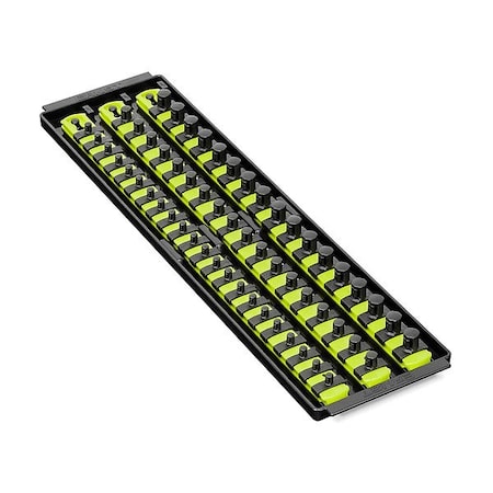 Ernst Manufacturing Socket Organizer, Yellow, 5 5/16" D 8460HV