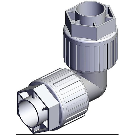 Smc High Purity Tube Fitting, Union, PFA LQ3E6A